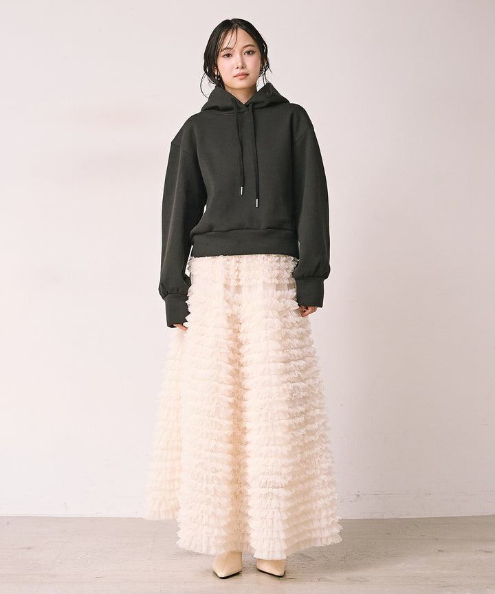 (eliuu)Brush Fleece Hoodie