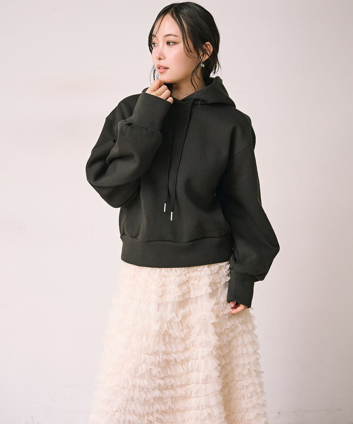 (eliuu)Brush Fleece Hoodie