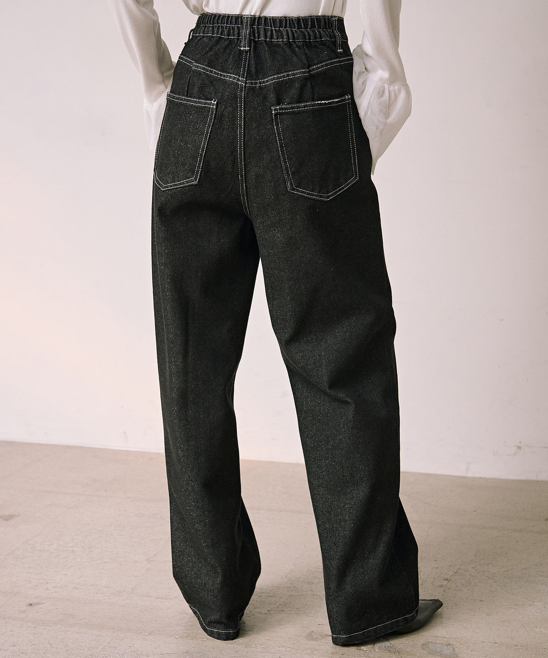 (eliuu)Slide Wash Denim