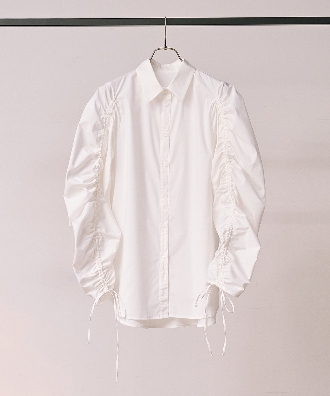 (eliuu)Draw Sleeve Shirt