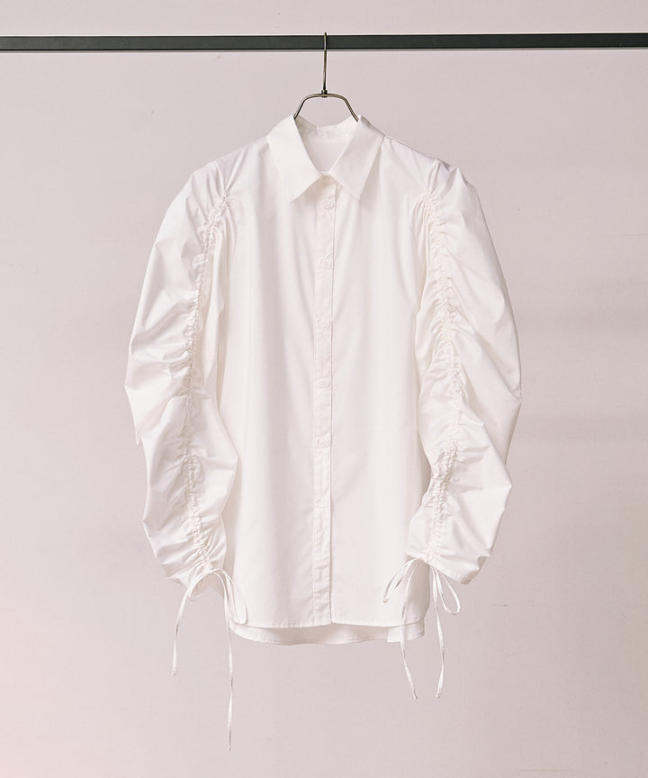 (eliuu)Draw Sleeve Shirt