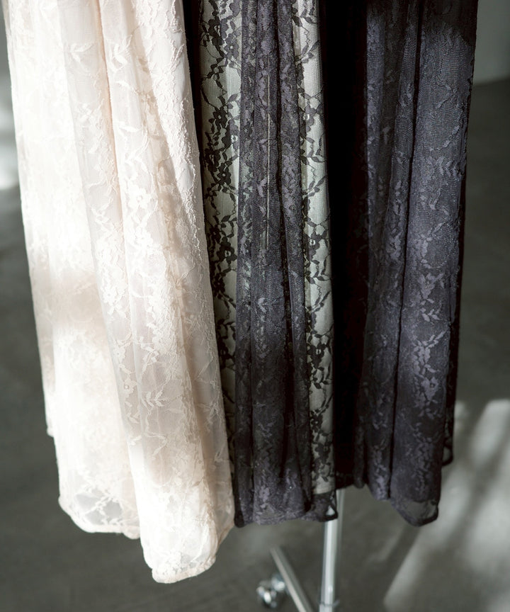 Pomping Lace W Flare Pants