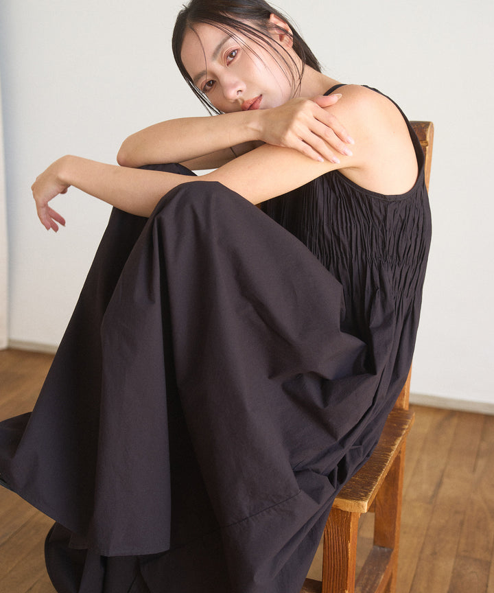 【INDIA made】Hand Pintuck Cotton Onepiece