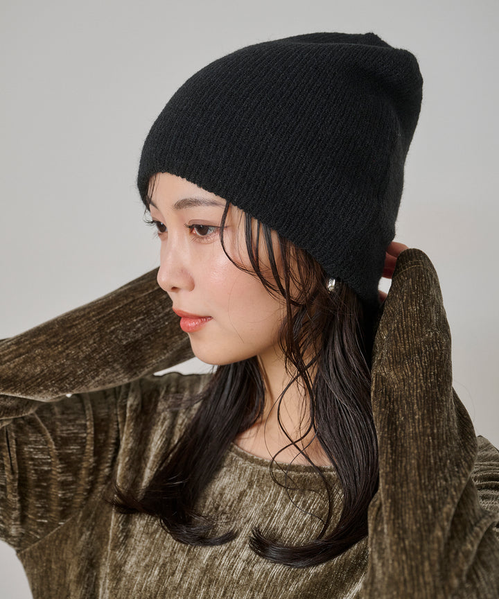 (eliuu)Soft Rib Knit Cap