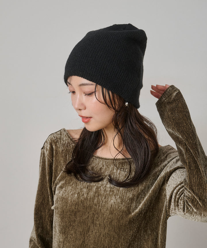 (eliuu)Soft Rib Knit Cap