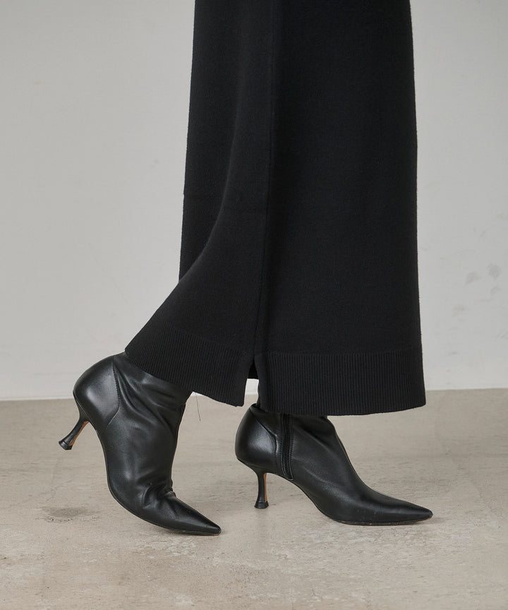 (eliuu)Polo Knit Accent Onepiece