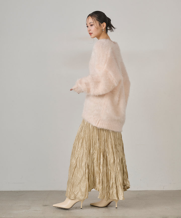 (eliuu)Random Pleat Gloss SK