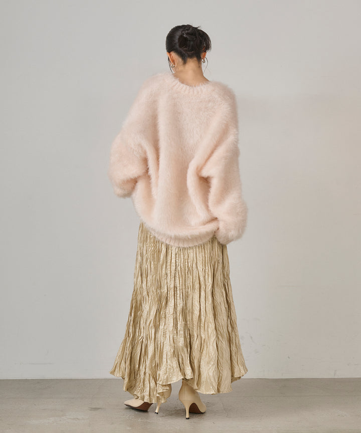 (eliuu)Random Pleat Gloss SK