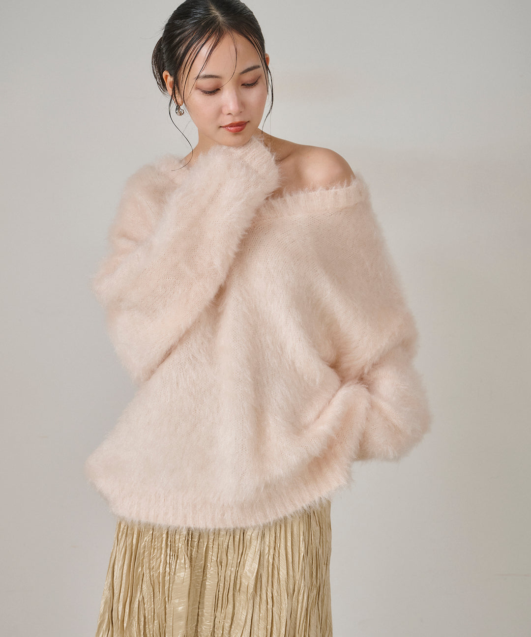 (eliuu)Persian Airy Medium Knit