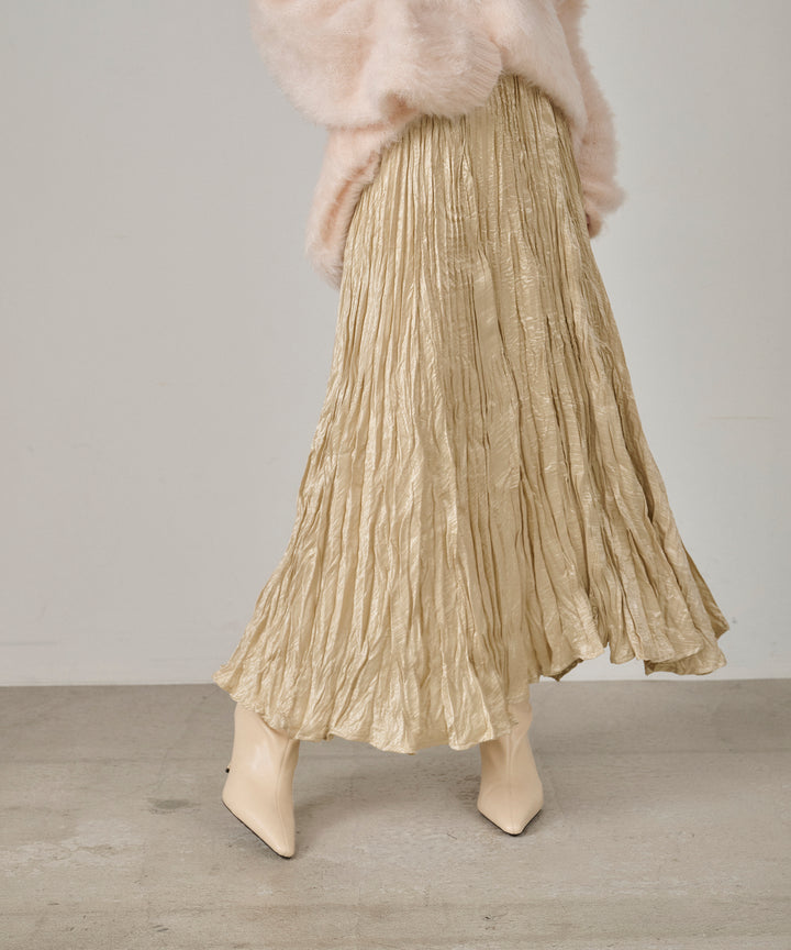 (eliuu)Random Pleat Gloss SK