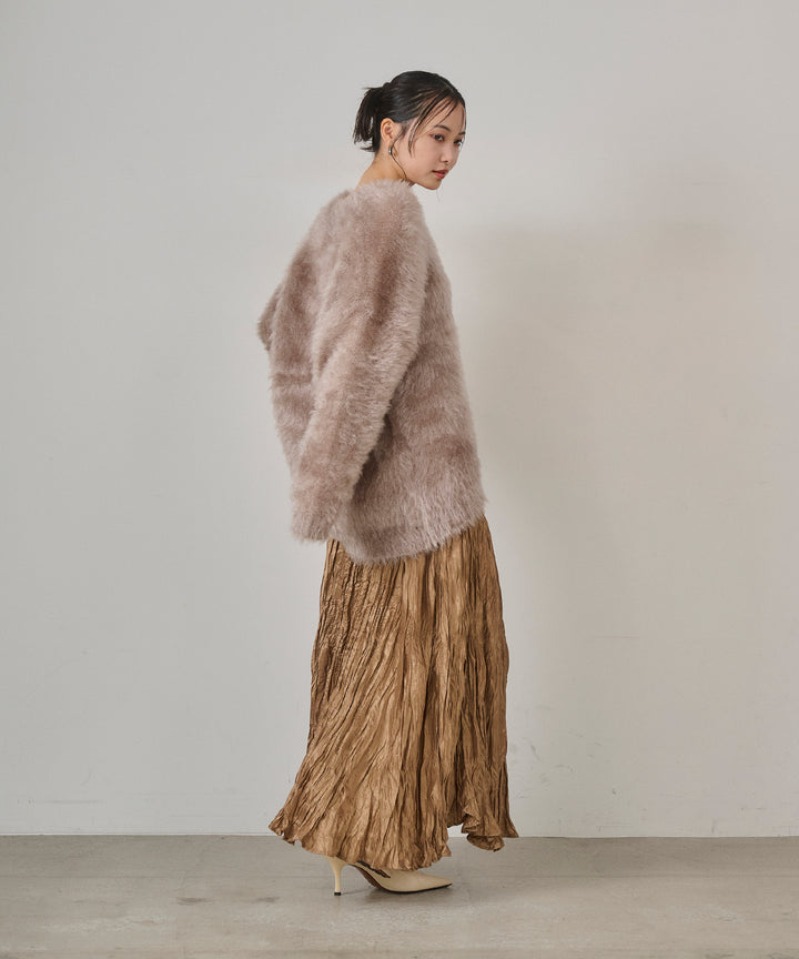 (eliuu)Random Pleat Gloss SK