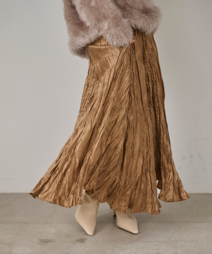 (eliuu)Random Pleat Gloss SK