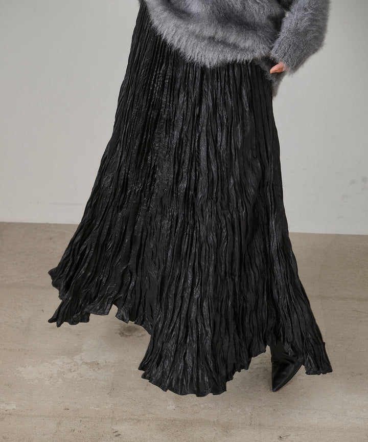 (eliuu)Random Pleat Gloss SK