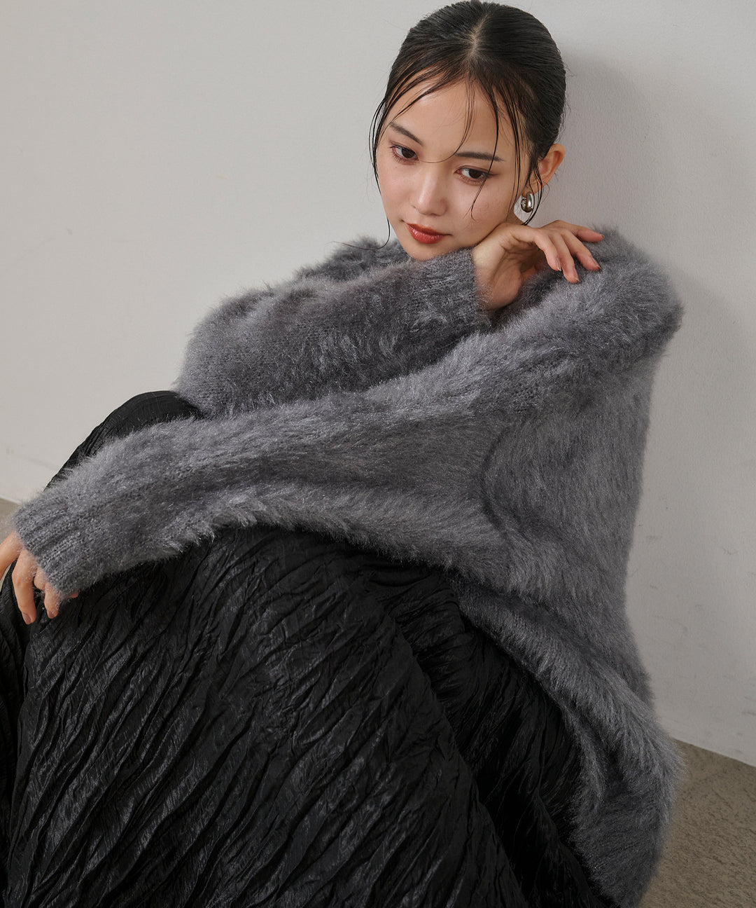 (eliuu)Persian Airy Medium Knit