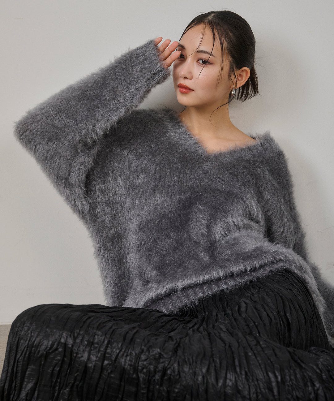 (eliuu)Persian Airy Medium Knit