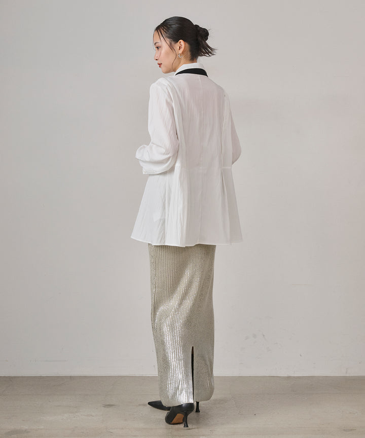 (eliuu)Multi Way Tuck Shirt