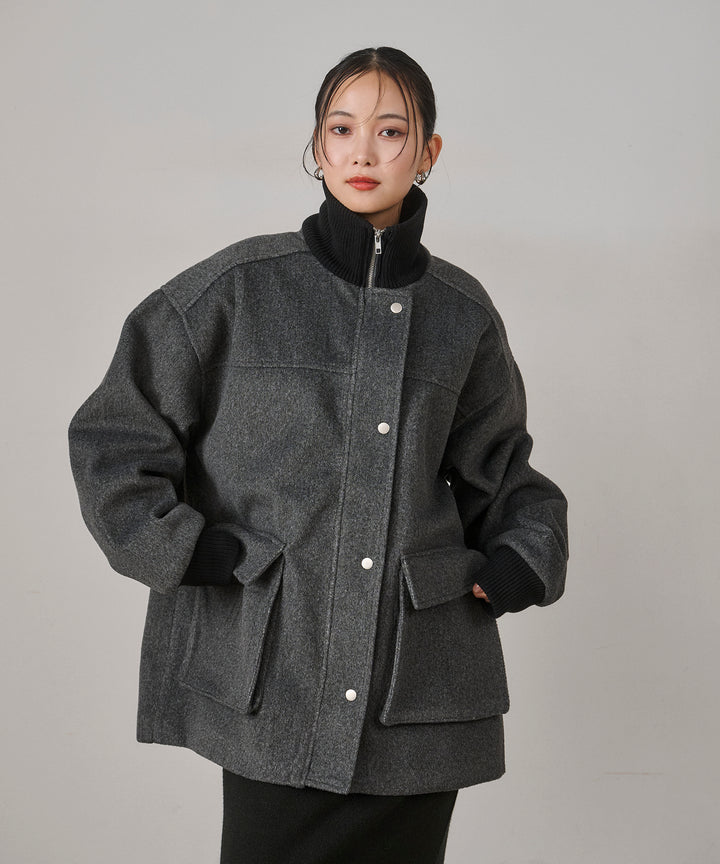 (eliuu)Mossa Middle Jacket