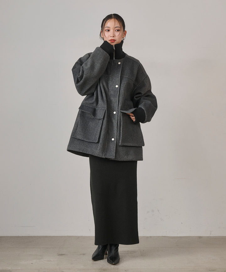 (eliuu)Mossa Middle Jacket