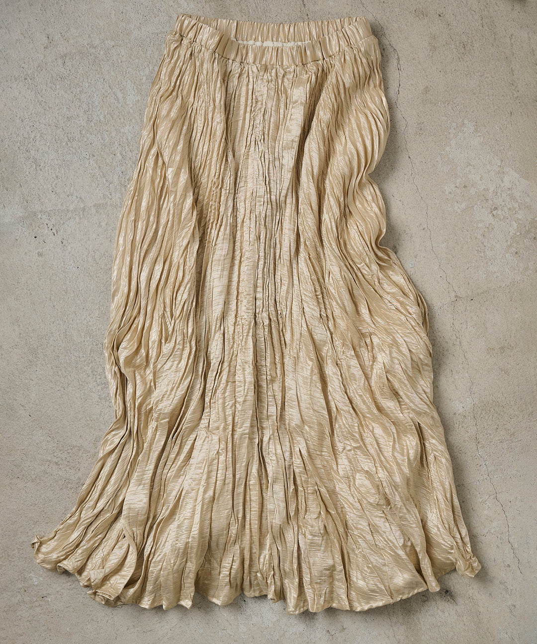 (eliuu)Random Pleat Gloss SK