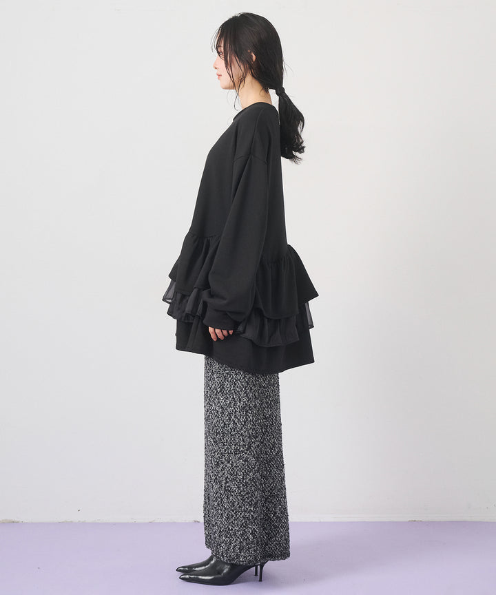 (eliuu)Tiered Peplum Tops