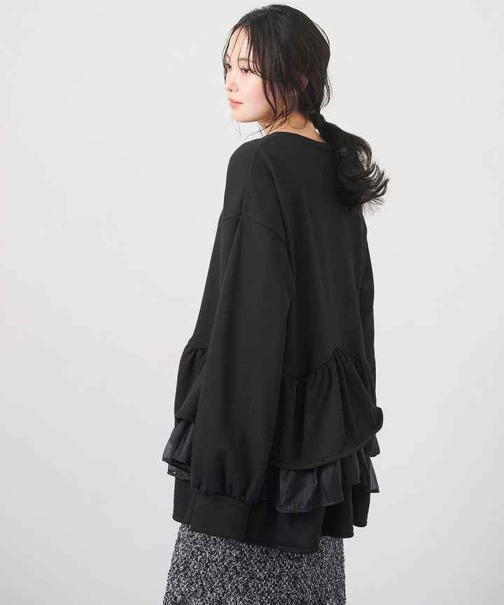 (eliuu)Tiered Peplum Tops