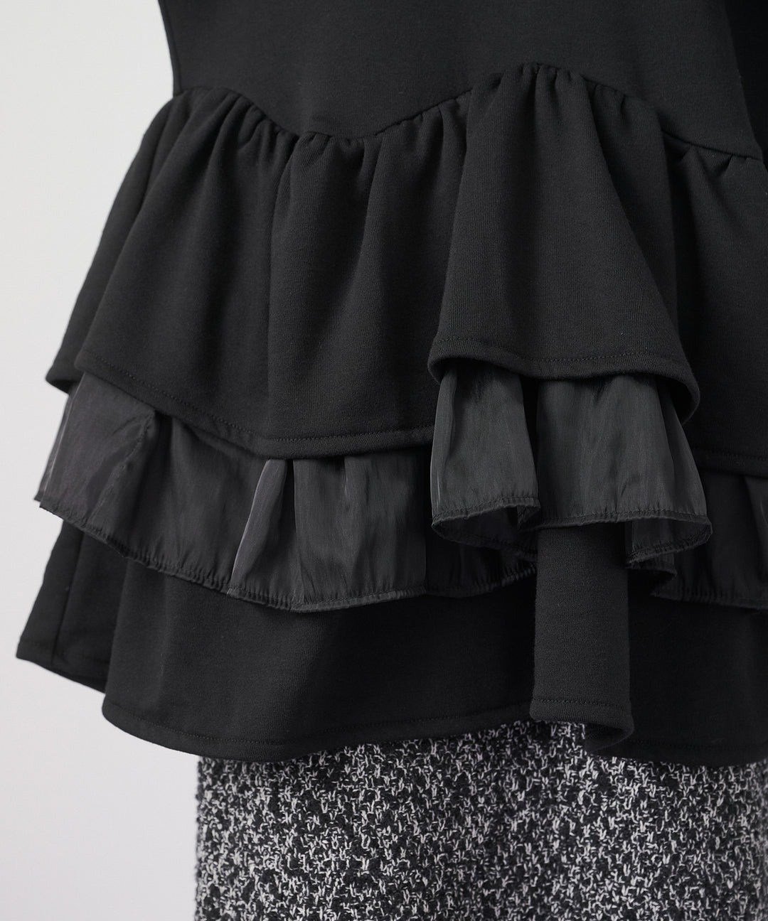 (eliuu)Tiered Peplum Tops