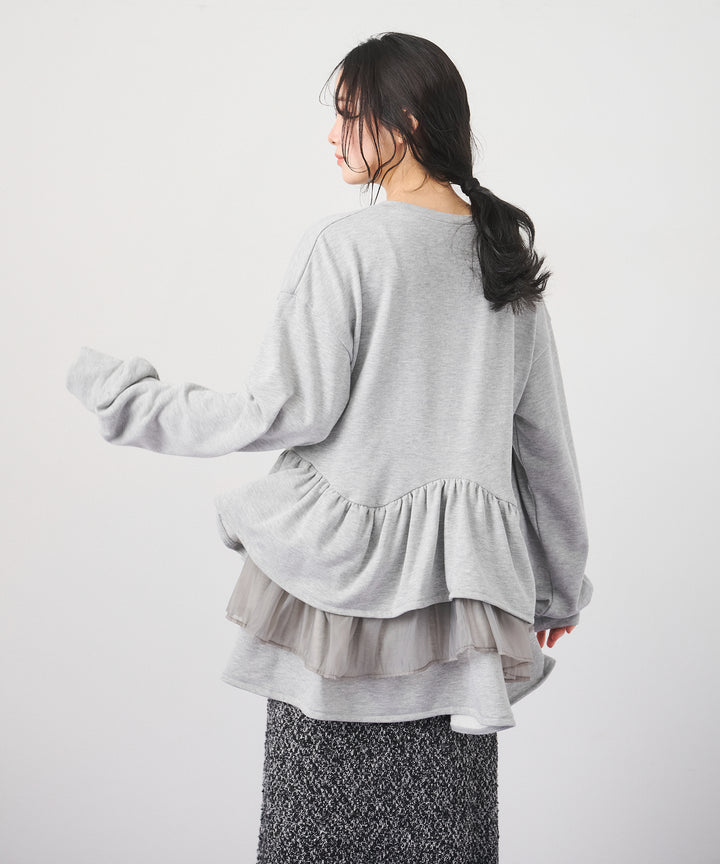 (eliuu)Tiered Peplum Tops