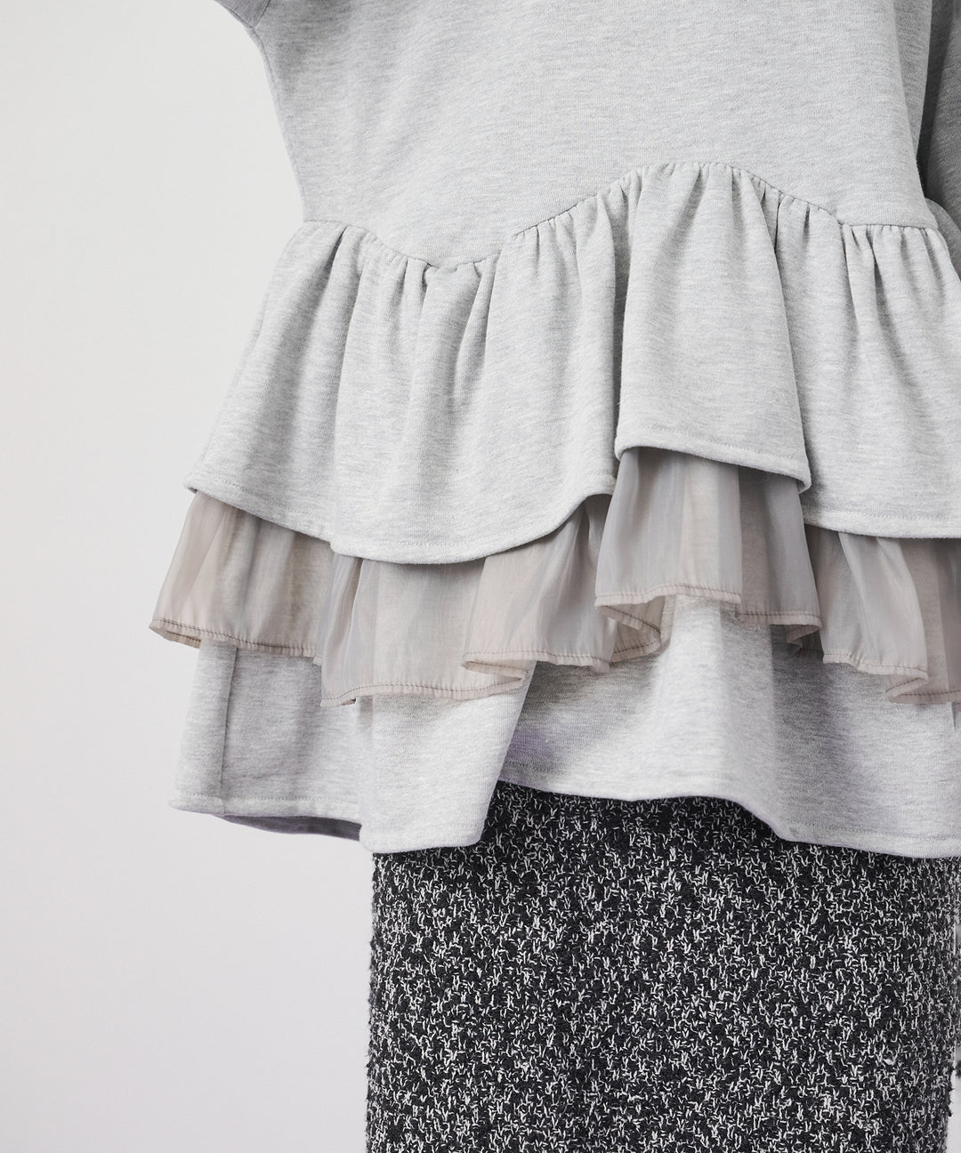 (eliuu)Tiered Peplum Tops