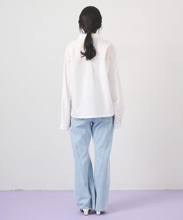 (eliuu)Big Bow Tie Blouse