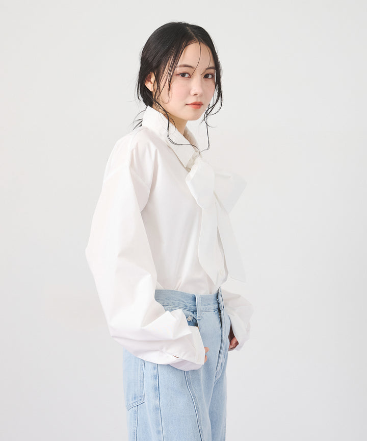 (eliuu)Big Bow Tie Blouse