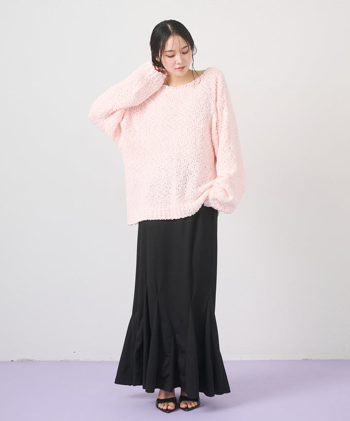 (eliuu)Ribbed Mermaid Skirt