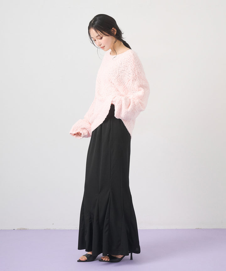 (eliuu)Ribbed Mermaid Skirt