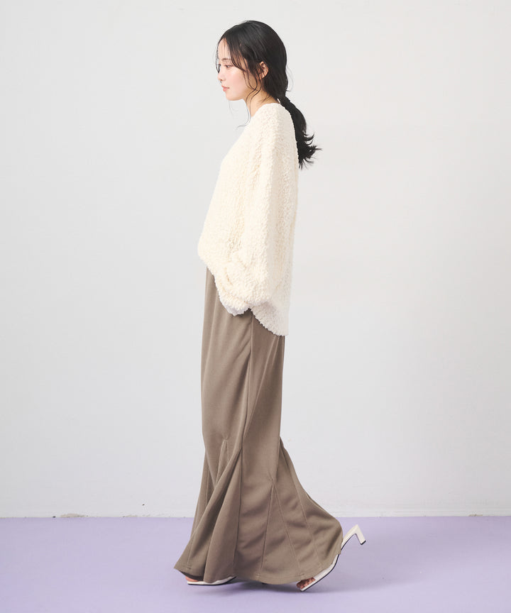 (eliuu)Ribbed Mermaid Skirt