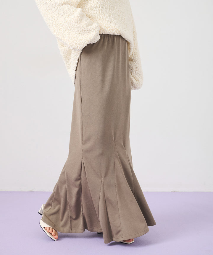 (eliuu)Ribbed Mermaid Skirt
